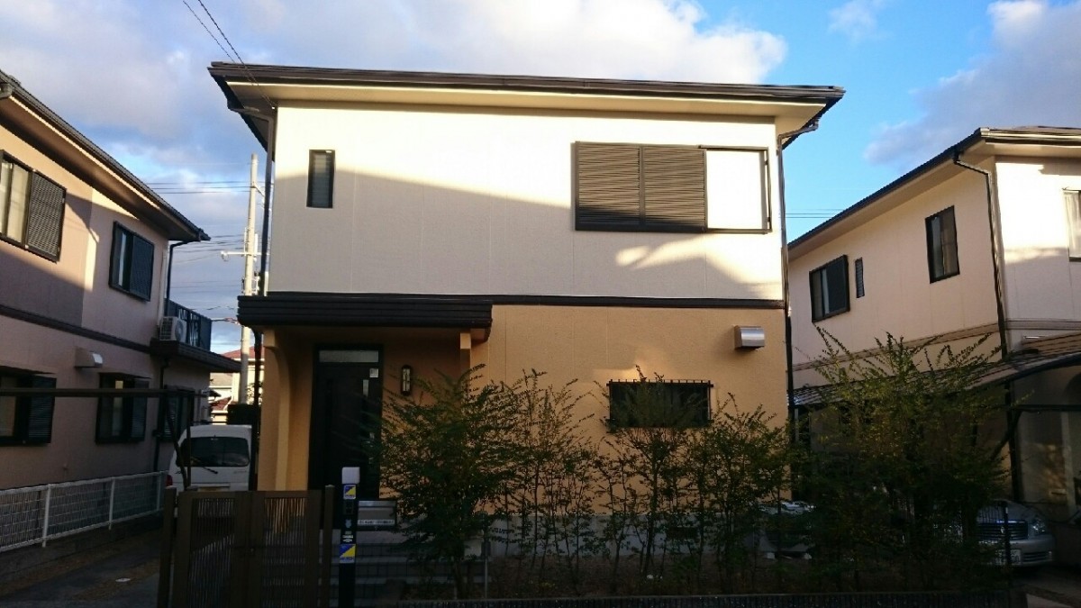 神戸市西区　Oさま邸　外壁塗装　完工
