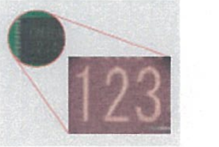 IC樹脂モルドヘの文字印字